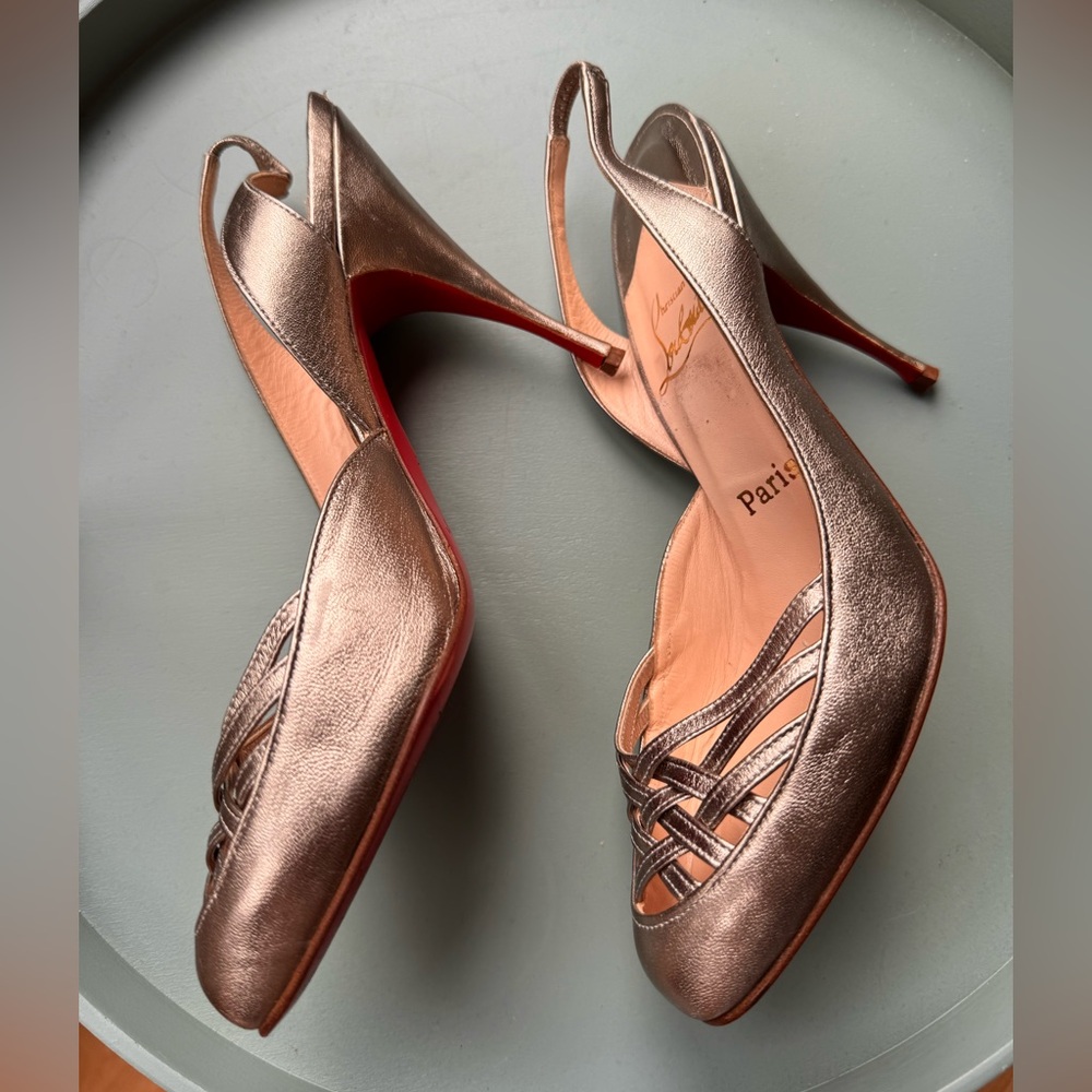 Vintage Gold Christian Louboutin